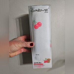 The Crème Shop White Cherry Quick Dry Towel